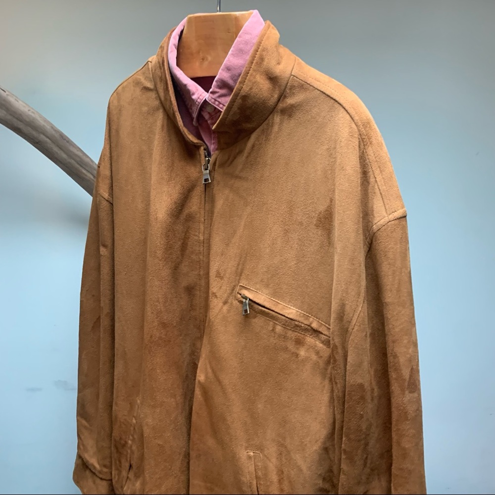 Genuine Leather Banana Republic Tan Brown Jacket | XL - Picture 2 of 16